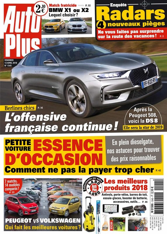 Auto Plus N°1545 - 13 Avril 2018 .Pdf