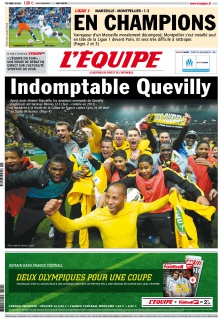 L'Equipe edition du 12 Avril 2012