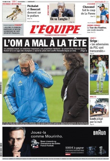 L'Equipe edition du 30 Mars 2012
