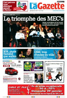 La Nouvelle Gazette de Charleroi Du 26 Janvier 2012