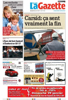 La Nouvelle Gazette de Charleroi Du 27 Janvier 2012