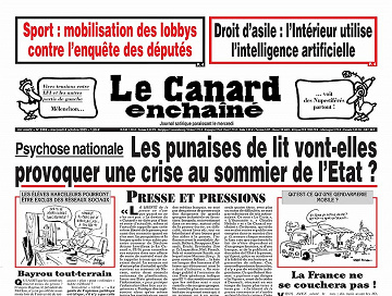 Le Canard Enchaîné Du Mercredi 04 Octobre 2023