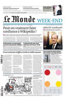 Le Monde et Supp. du 14 Janvier 2012