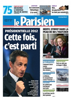Le Parisien+ Cahier de Paris du15 Fevrier 2012