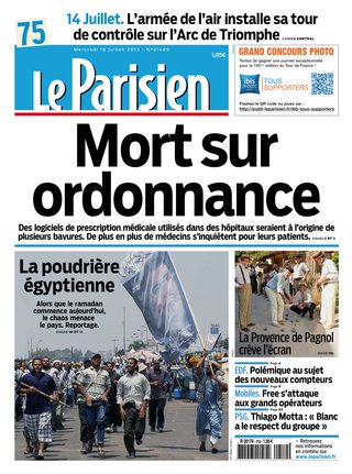 Le Parisien + cahier Paris du mercredi 10 juillet 2013 -PDF-