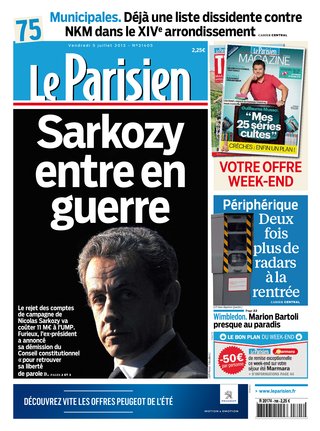 Le Parisien + cahier Paris du vendredi 05 juillet 2013 -PDF-