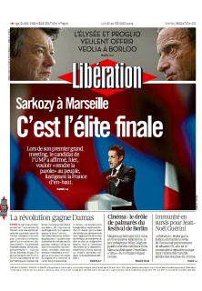 Libération edition du 20 Fevrier 2012