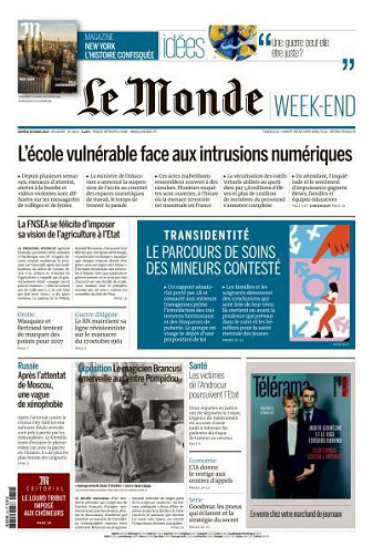 Pack Le Monde + M le Magazine du Monde - 30 Mars FRENCH Aucun 2024