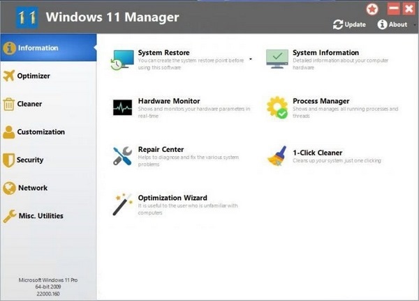 Yamicsoft Windows 11 Manager 1.4.2 Win x64 Multi Portable MULTI EXE 2023